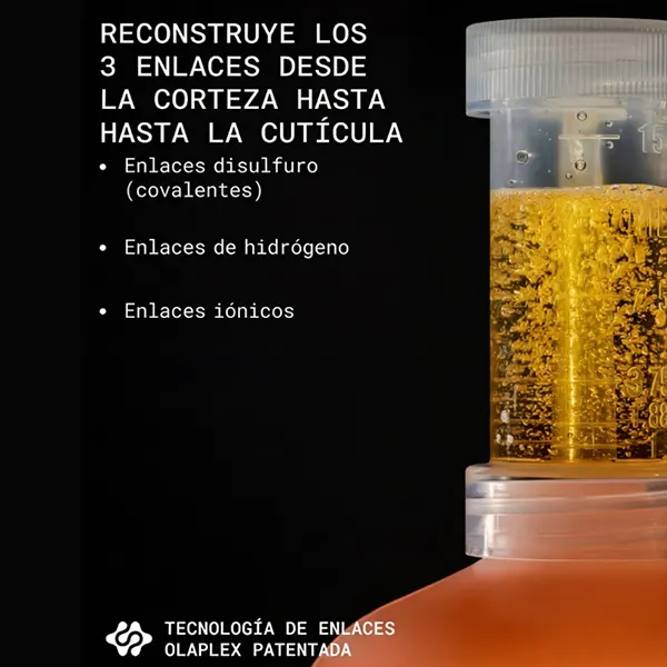 Reconstrucción de enlaces Tecnología reparadora OLAPLEX